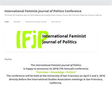 Tablet Screenshot of ifjpconference.net